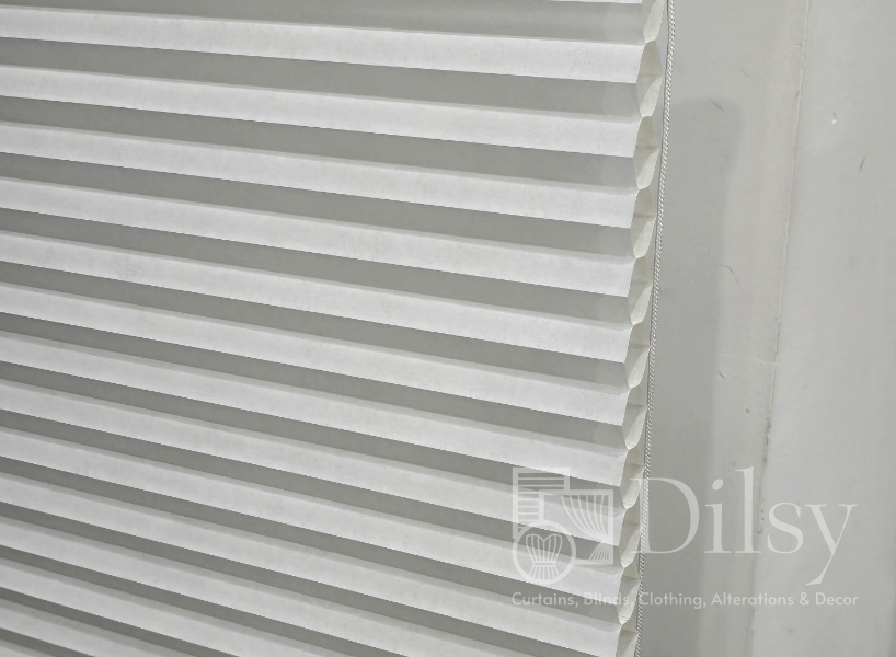 Honeycomb Blinds in bedroom